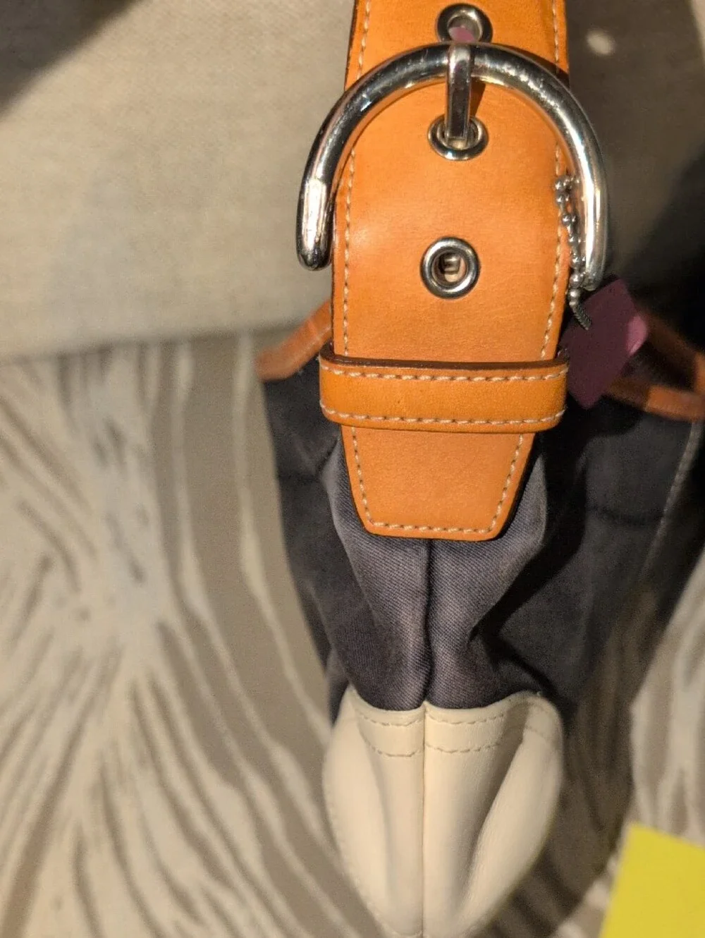 Coach Soho Tricolor Canvas And Leather Mini Hobo Bag -L2J -9508 Dec 2002 Vintage